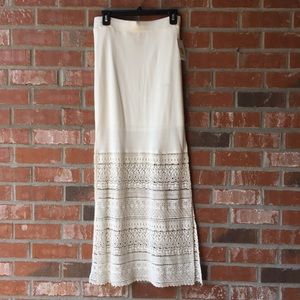 Eyelet Maxi Skirt Sz S✨